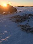 Зимняя речная рыбалка