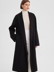 Пальто с воротником шалька double coat