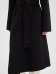 Пальто с воротником шалька double coat