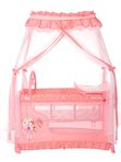 Кровать-манеж Lorelli MAGIC SLEEP Розовый