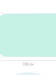 Клеенка подкладная с ПВХ покрытием 68*100 cм бирюзовая ROXY-KIDS