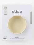 Силиконовая миска на присоске с крышкой 400мл Пломбир EDDA (4мес+)