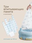 Горшок надувной дорожный PocketPotty Динозавр серо-голубой ROXY-KIDS (15мес+)