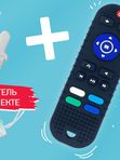 Силиконовый прорезыватель Пульт от телевизора с держателем ROXY-KIDS (0+)