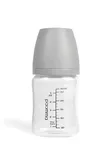 Бутылочка стеклянная light grey 160 мл Paomma (0+)