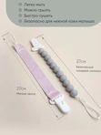 Набор держателей PCL11514 для пустышки 2 шт zephir/light grey Paomma