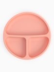 Тарелка детская секционная 3 секции розовый Mum&Baby (5мес+)