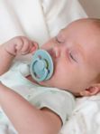 Пустышка с соской из натурального латекса S 0-6 мес Milk mint Paomma