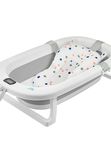 Ванночка складная с термометром и матрасиком серая ROXY-KIDS (0+)