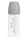 Бутылочка стеклянная light grey 240 мл Paomma (3мес+)
