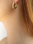 Серьги овальные