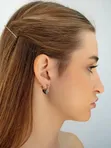 Серьги сердечки