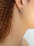 Серьги сердечки