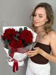 Букет из трех Французских роз Джульетта