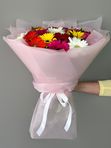 Букет из 21 герберы микс