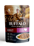 Mr.Buffalo Влажный корм пауч для кошек в соусе, 85г