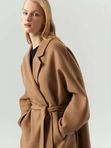Пальто с запахом (camel), р.S, M, L, XL