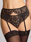 Пояс для панчох PANACHE ALLURE 10768A // Чорний латте