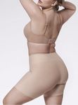 Труси Бермуди Безшовка JULIMEX SLIM 574 // Бежевий / Чорний