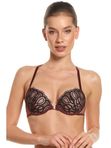 Бюстгальтер Пуш-ап JOLIDON FEMME FATALE S2426 // Коричневий+Чорний