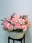 Корзина 25 французских роз Эсперанса