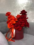 Цветочная композиция с французскими розами