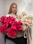 Корзина французских роз