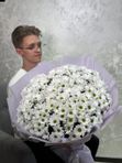 Монобукет из 25 веточек ромашковых хризантем