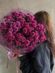 15 веточек хризантем Сантини Пурпетта
