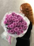 15 веточек кустовых хризантем