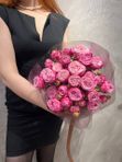 7 веточек кустовых роз Мисти баблс