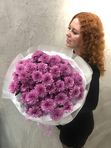 15 веточек кустовых хризантем
