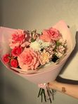 Авторский букет «Розовый бархат»