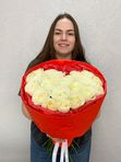 Моно букет «Белоснежное признание»