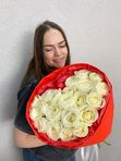 Моно букет «Белоснежное признание»