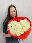 Моно букет «Белоснежное признание»