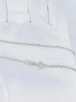 Серебряная цепочка 925, плетение якорное, родирование. длина 40 см