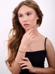 Браслет золотой женский 585 с фианитами Golden Globe