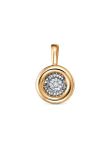 Подвеска с бриллиантами 32715-159-00-00 из красного золота VESNA jewelry