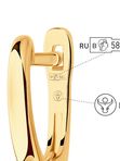 Серьги из красного золота Vesna jewelry 22242-159-00-00