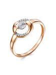 Золотое кольцо с бриллиантами 01-00296-05-001-01-01/18,0 размер ЮК KLONDIKE Jewellery