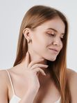 Серьги из красного золота 585 пробы Голден Глоб