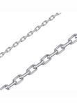 Серебряная цепочка 925, плетение якорное, родирование. длина 50 см
