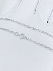 Серебряная цепочка 925, плетение якорное, длина 55 см