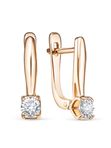 Серьги из красного золота Vesna jewelry 22242-159-00-00