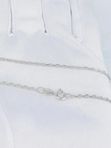 Серебряная цепочка 925, плетение якорное, родирование. длина 45 см
