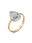 Кольцо с бриллиантами из красного золота Vesna jewelry