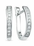 Золотые серьги Vesna jewelry 2881-251-00-00 c бриллиантами