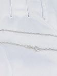 Серебряная цепочка 925, плетение якорное, родирование. длина 60 см