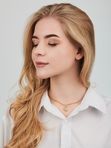 Подвеска Мусульманская из комбинированного золота ГОЛДЕН ГЛОБ
